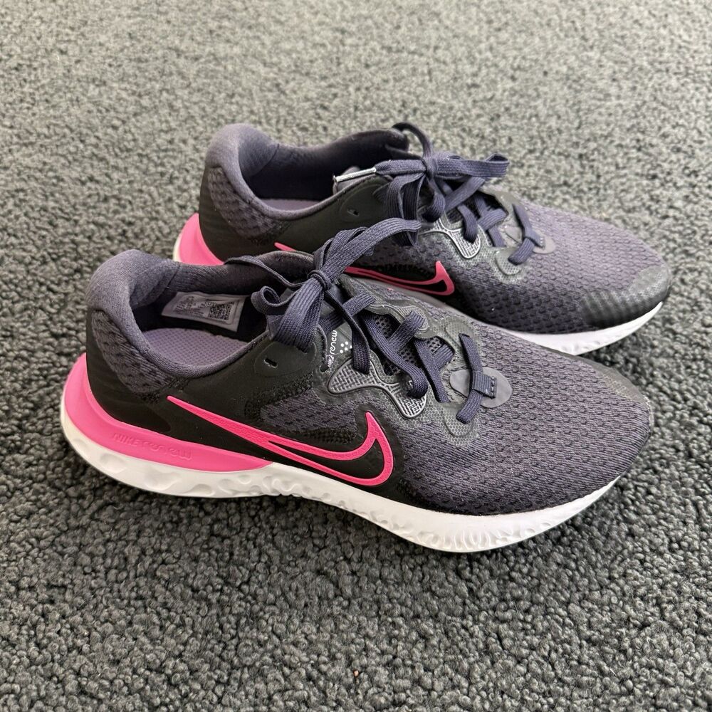 EUC Nike Renew Run 2 Cave Purple Hyper Pink Women's 8.5 Shoes Running Sneakers
